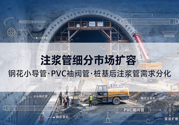 芒康注浆管细分市场扩容，隧道钢花小导管、PVC 袖阀管、桩基后注浆管需求分化