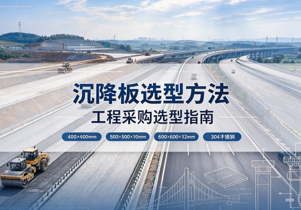 芒康沉降板选择方法